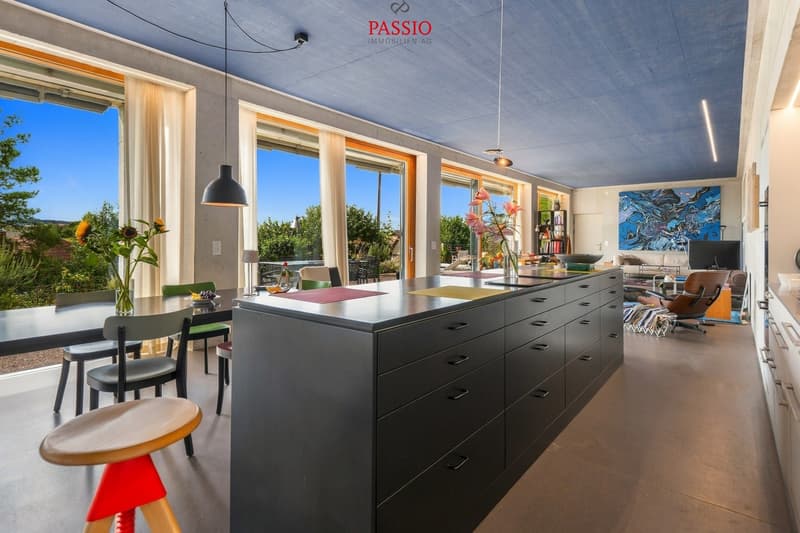 Exklusive Loft-Wohnung mit grosser Terrasse und Weitblick (6)