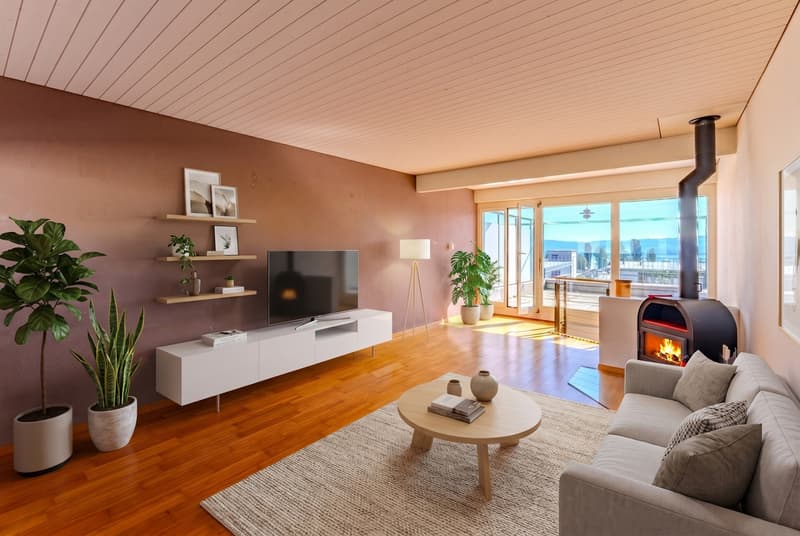 Row house with lake view in a preferred location (3)