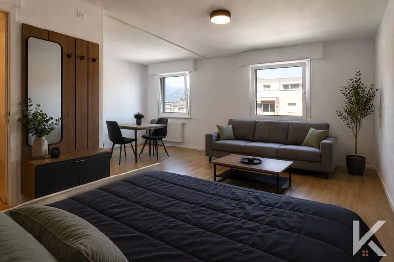 Rental Studio 1.5 rooms Monthey (2)