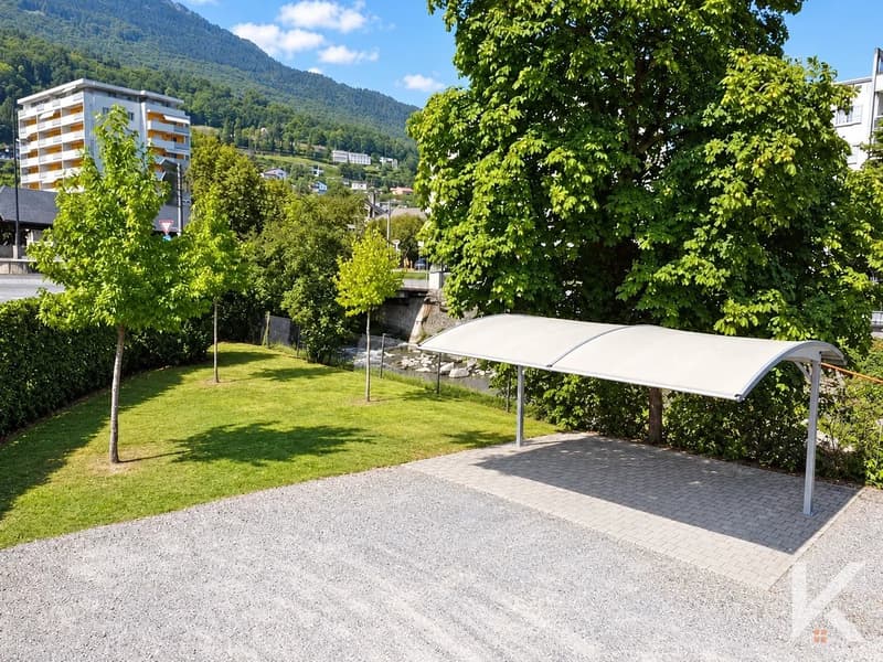 Profitez du chauffage à distance et oubliez vos factures de gaz. Magnifique appartement 6.5 pièces et studio en copropriété au bord de la Vièze (11)