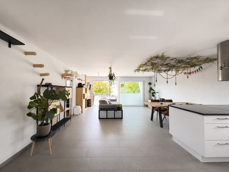 Bright 4.5-room apartment with balcony and beautiful view in Kestenholz (3)