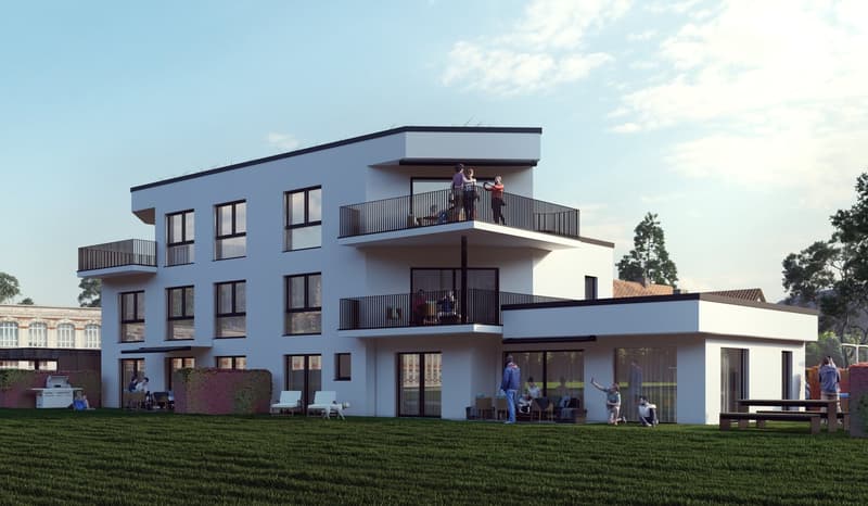 Moderne 3.5-Zimmer-Wohnung im steuergünstigen Däniken an exklusiver Lage (1)