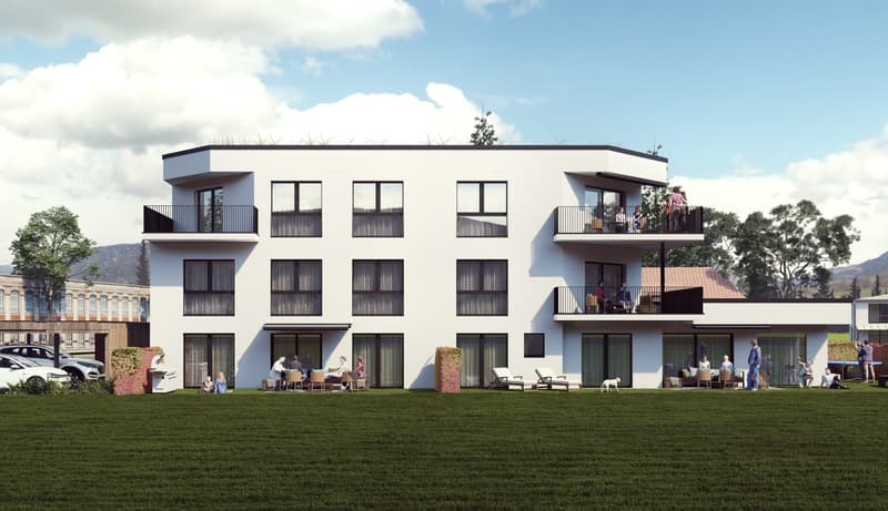 Moderne 3.5-Zimmer-Wohnung im steuergünstigen Däniken an exklusiver Lage (2)