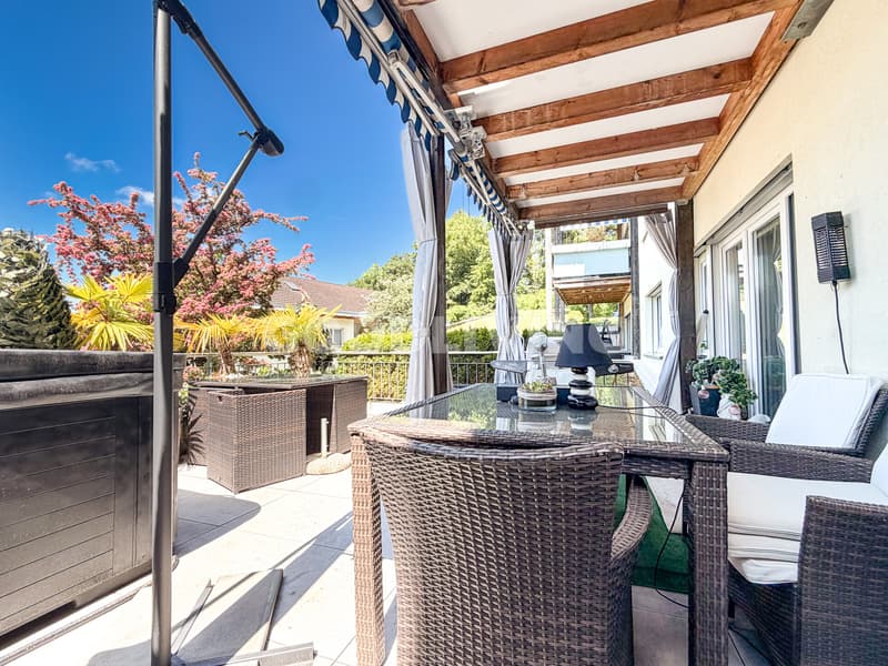 Vivere con prospettive - appartamento con terrazza di giardino in una posizione molto richiesta a Greppen (2)