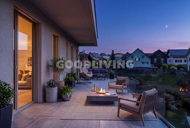 Im Hebler Living | Terrace. Far-reaching views. Quality of life. (1)