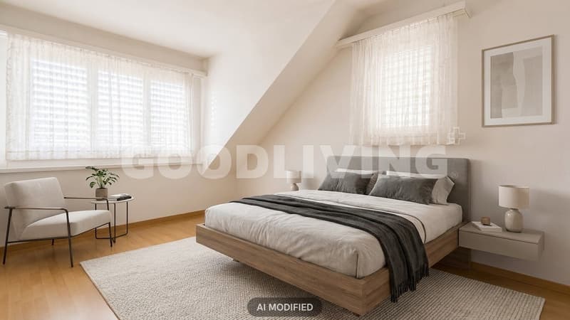 Spacious maisonette attic apartment with balcony and panoramic view (4)