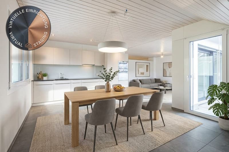 Helle 4.5-Zimmer-Dachwohnung mit Balkon in Nesselnbach (1)