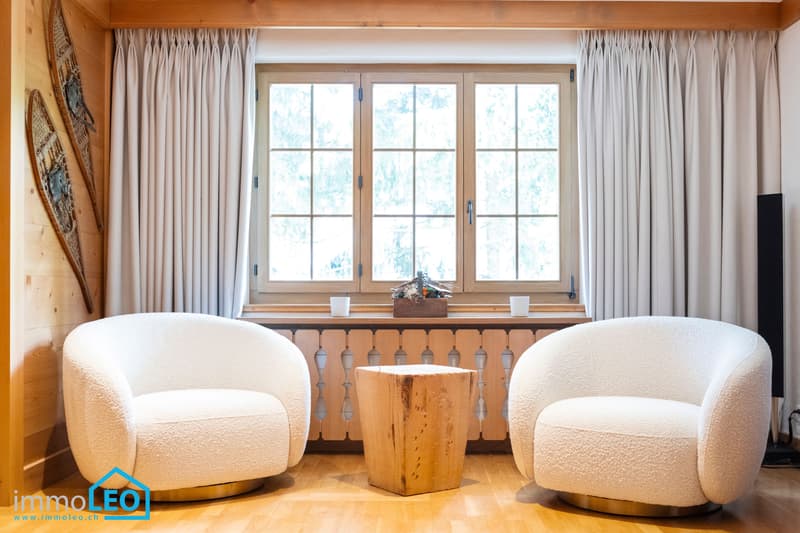 3½-Zi.-Gartenwohnung + 2-Zimmer Studio, 2023 renoviert, Lauenen b. Gstaad (2)