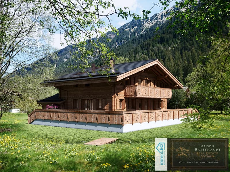 Idyllisches 5½-Zimmer Neubau-Chalet mit Bergsicht (2)