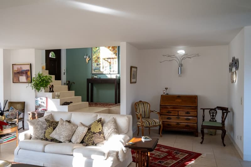 Important villa surrounded by a large park with lake view (3)