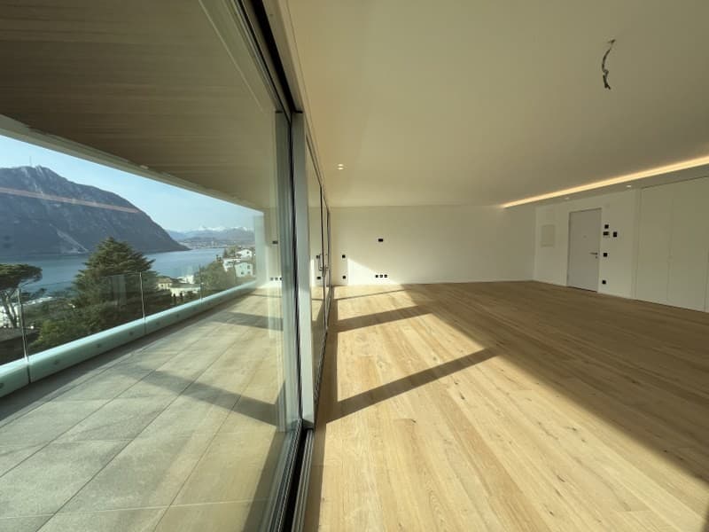Fabulous attic with beautiful covered terrace and enchanting panoramic view of the lake (6)