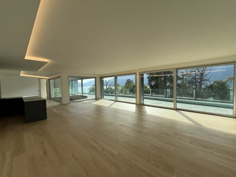 Fabulous attic with beautiful covered terrace and enchanting panoramic view of the lake (5)