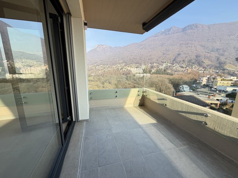 APPARTAMENTO ATTICO 4.5 LOCALI CON VISTA LAGO IN ELEGANTE PALAZZINA (3)
