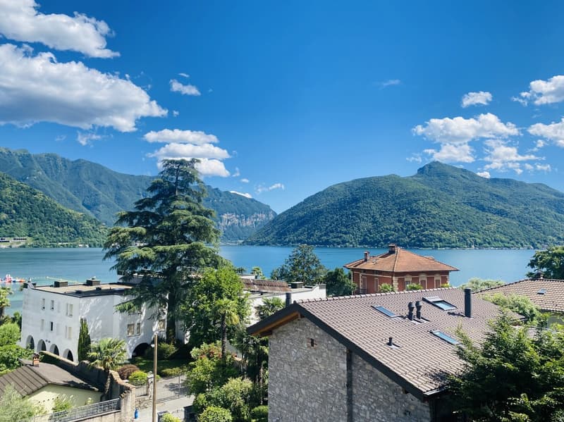 SPLENDIDO ATTICO - 5 LOCALI CON TERRAZZA PANORAMICA SUL LAGO (1)