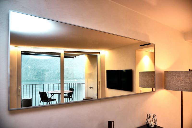 FANTASTICO APPARTAMENTO 3.5 LOCALI ARREDATO - CON SPLENDIDA VISTA SUL LAGO DI LUGANO (5)
