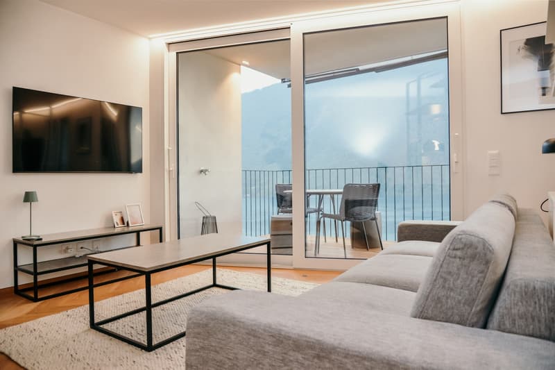 FANTASTICO APPARTAMENTO 3.5 LOCALI ARREDATO - CON SPLENDIDA VISTA SUL LAGO DI LUGANO (3)