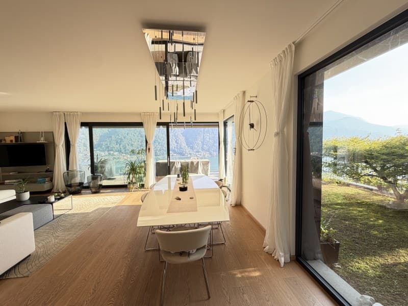 APPARTAMENTO DI 3,5 LOCALI ARREDATO CON VISTA LAGO, GIARDINO E TERRAZZE PANORAMICHE (8)