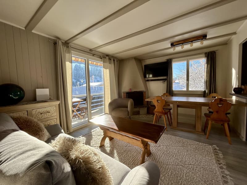 Chalet indépendant de vacances dans le village de Rougemont (2)