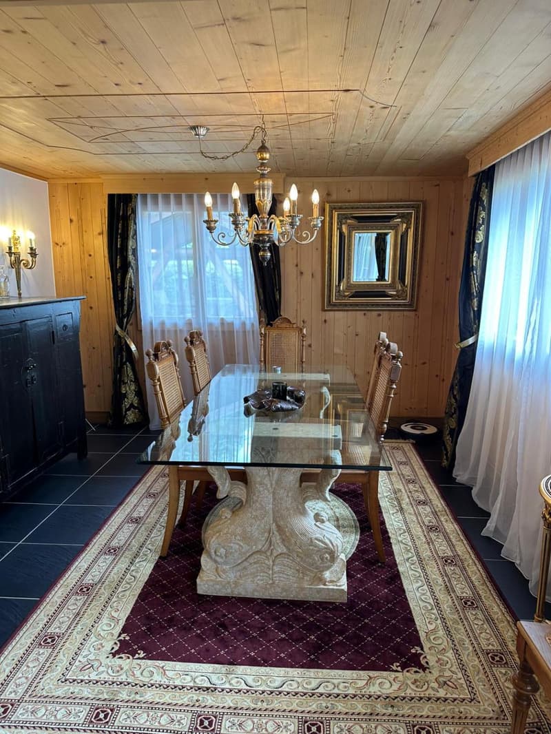 Chalet alpin charmant avec jardin et unité séparée (8)