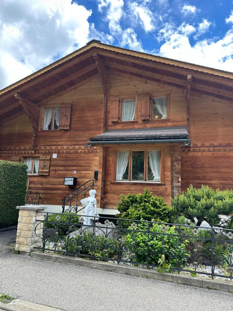 Chalet alpin charmant avec jardin et unité séparée (2)