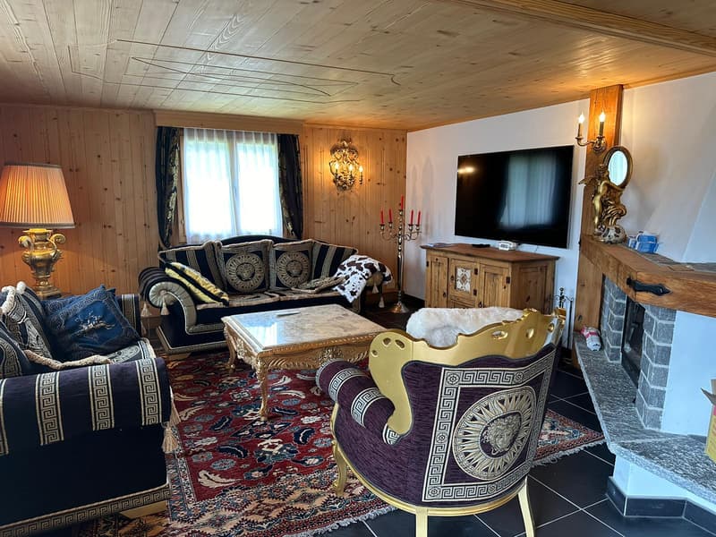 Chalet alpin charmant avec jardin et unité séparée (5)