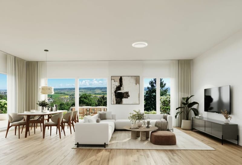 Newly built 3.5-room apartment with a distant view (9)