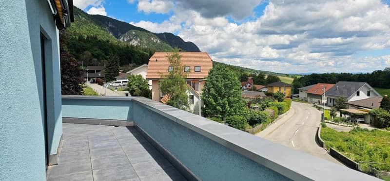 PICCOLO. RAFFINATO. ALPI SULLA PORTA. - APPARTAMENTO IN MANSARDA CON TERRAZZA PANORAMICA MOZZAFIATO (11)