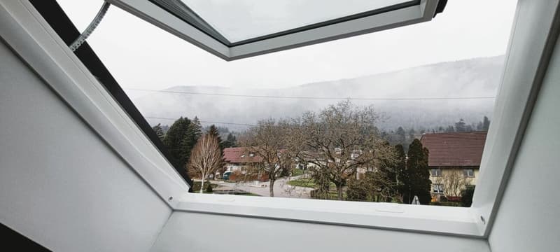 Wohnen mit viel Cachet: Dachwohnnug in Lommiswil (11)