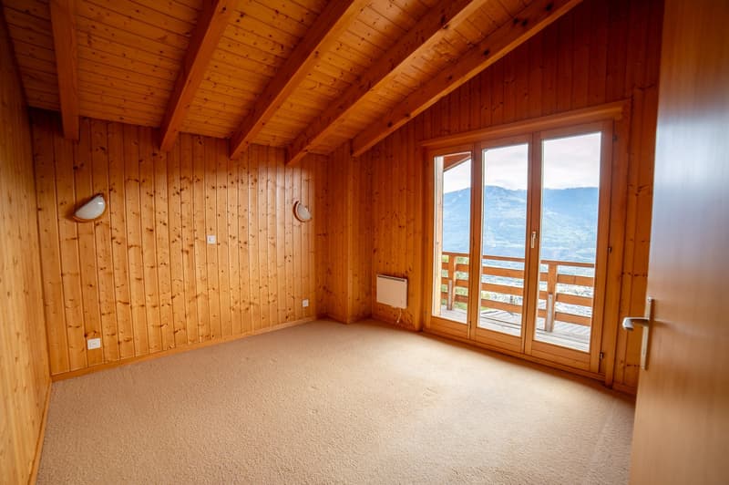 Chalet de 3,5 pièces à Aven, entre bisse et plaine du Rhône– résidence secondaire possible (8)