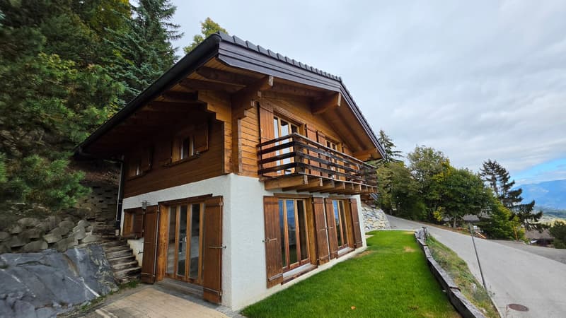 Chalet de 3,5 pièces à Aven, entre bisse et plaine du Rhône– résidence secondaire possible (14)