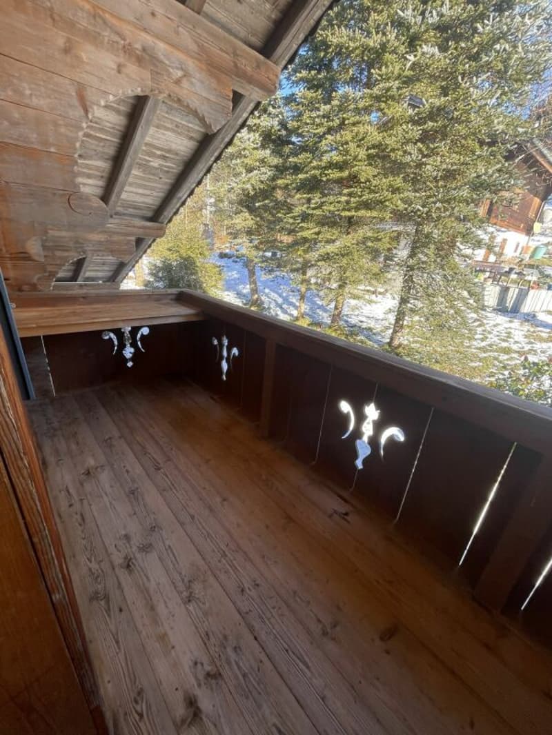 Gedeckter Balkon