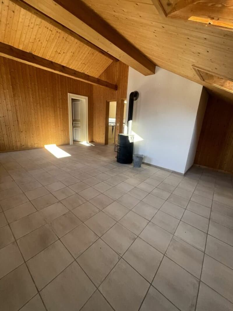 Wohnbereich mit Schwedenofen