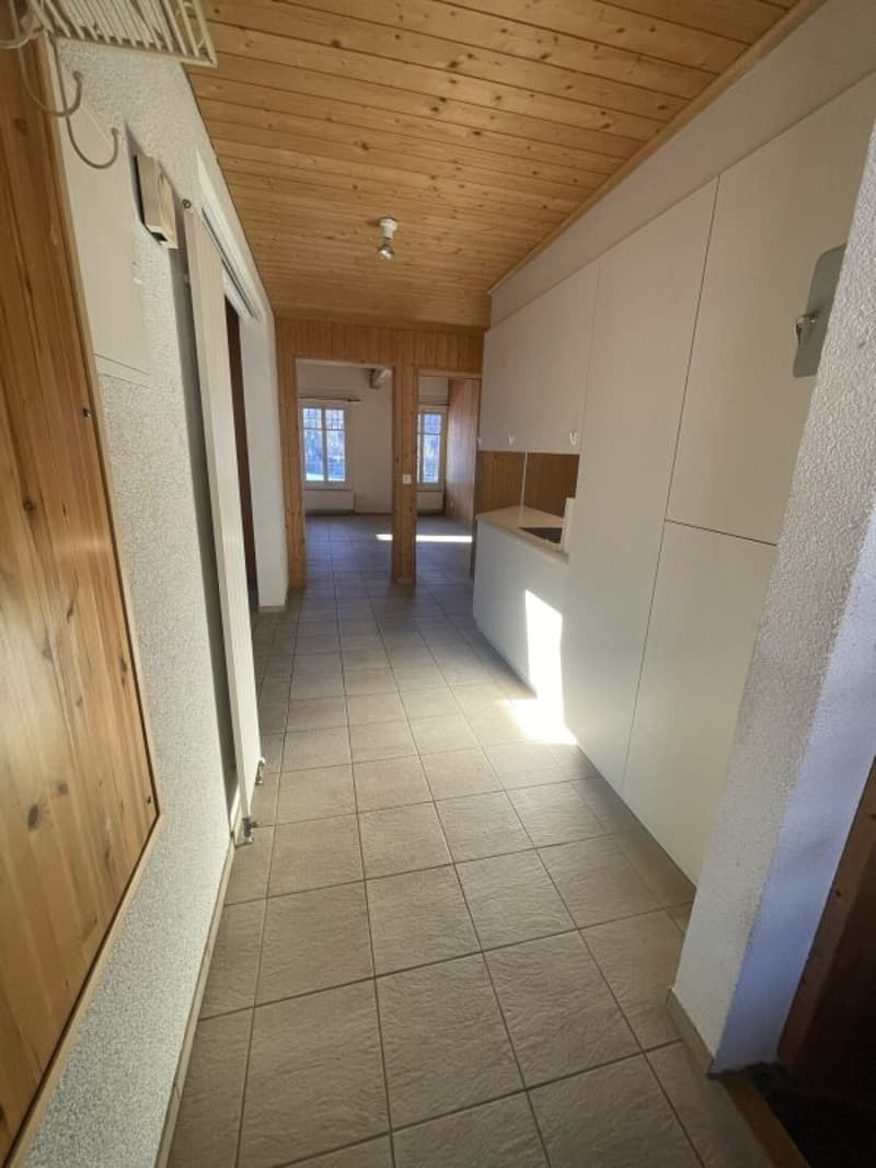 Eingangsbereich mit Blick durch die Wohnung