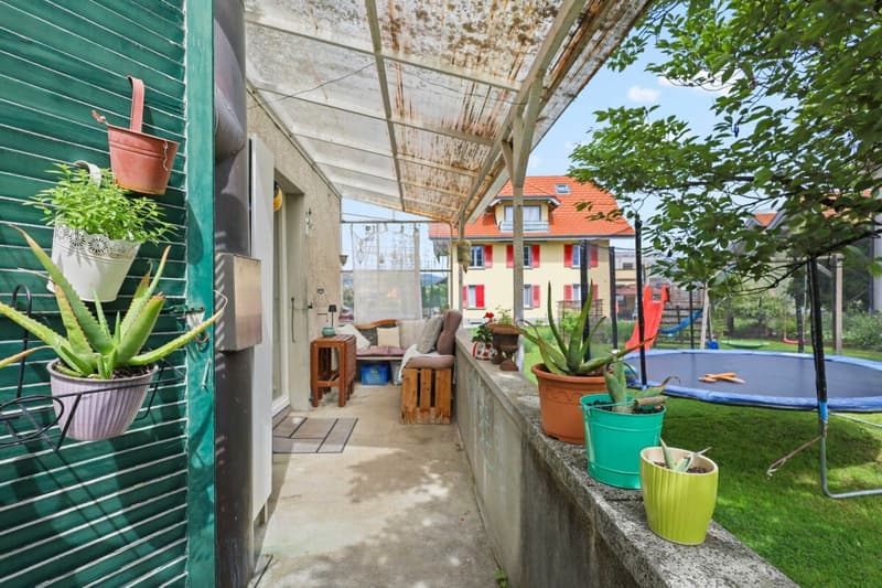 Balkon und Gartenzugang EG