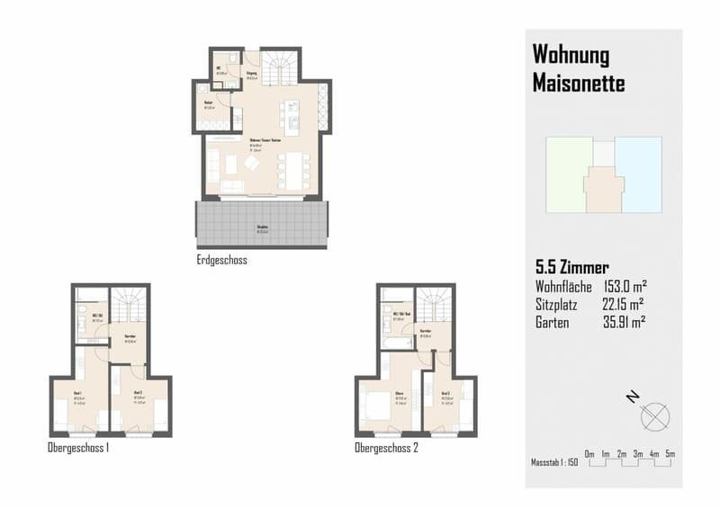 Appartement maisonnette 5.5 pièces avec vue panoramique (7)