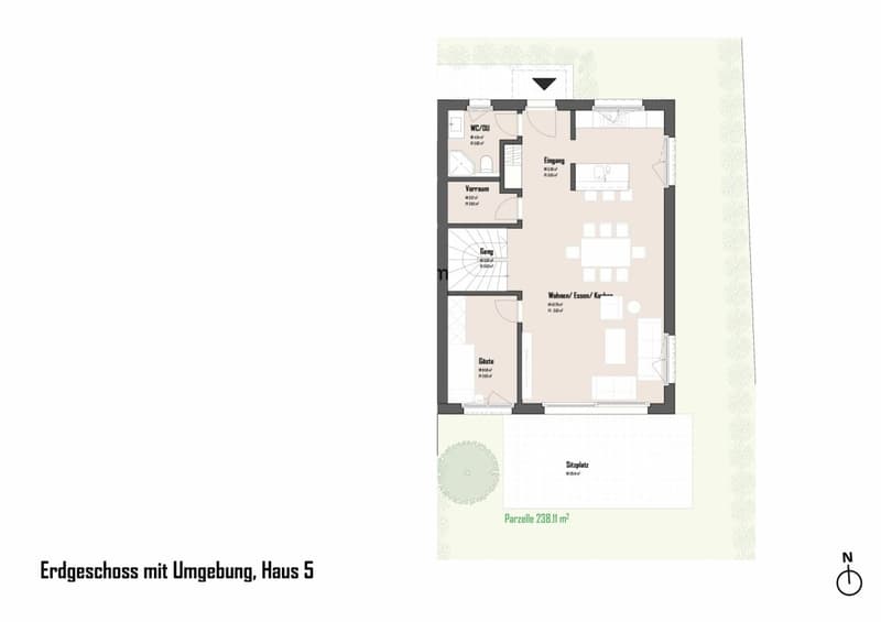 House 5 / 7.5 rooms semi-detached house by the stream (11)