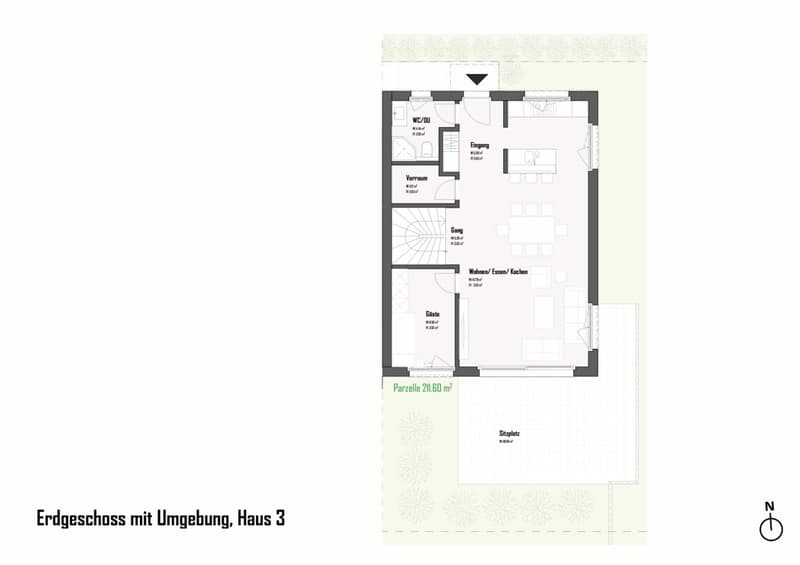 House 3 / 7.5 rooms Semi-detached house by the stream (11)