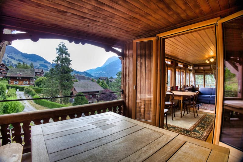 Große Familienwohnung mit atemberaubendem Blick im Zentrum von Château-d'Oex (9)