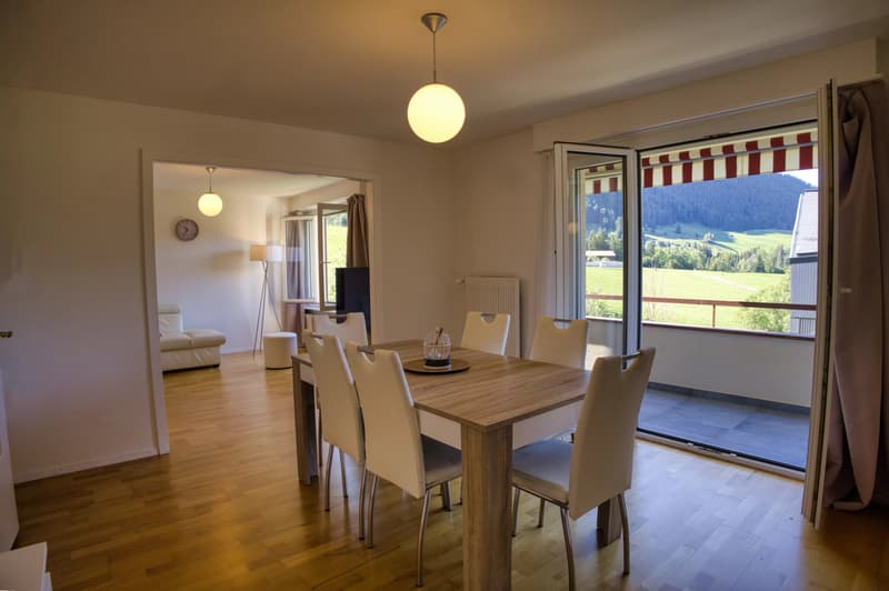 Charmant 3 pièces lumineux avec balcon et vue dégagée ? Château-d'Oex (2)