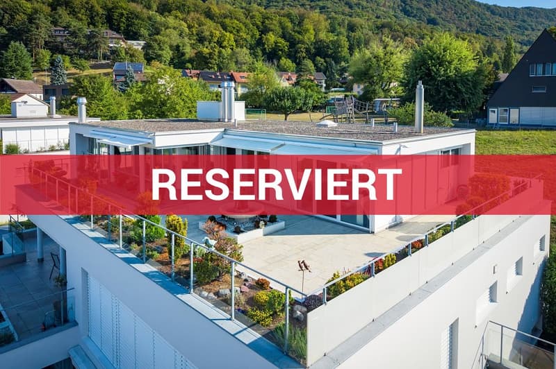Exklusive 3.5-Zimmer-Attikawohnung am begehrten Lägerenhang in Wettingen (1)