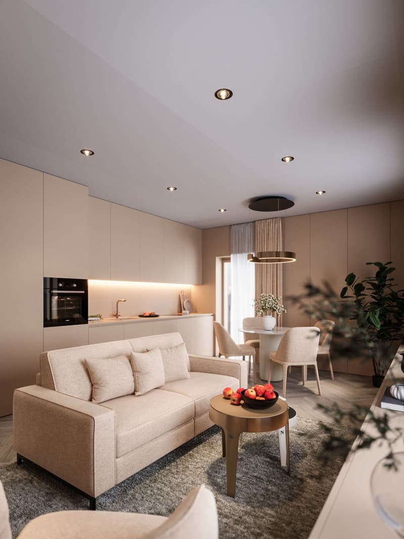Stylish 2.5-room city apartments in Zurich with high-quality furnishings (1)