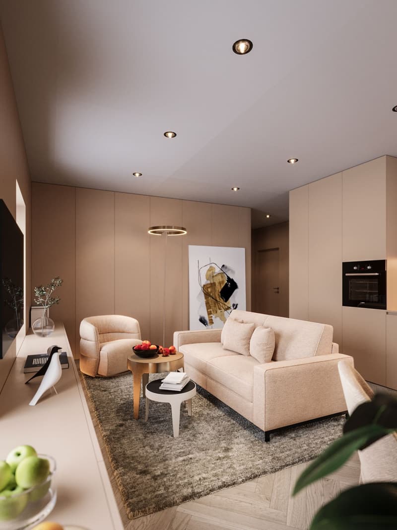 Stylish 2.5-room city apartments in Zurich with high-quality furnishings (5)
