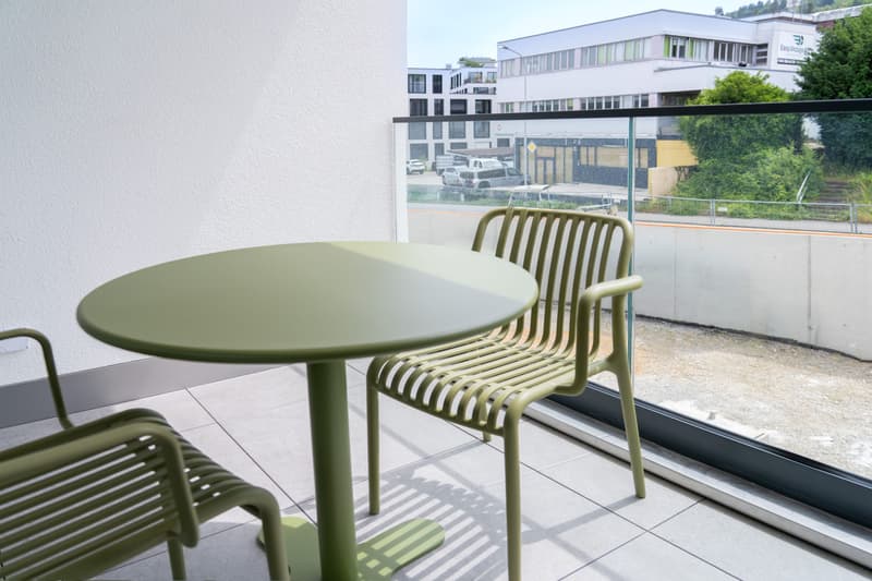 1.5-Zimmer, möbliert, Balkon - direkt am Bahnhof Killwangen (10)