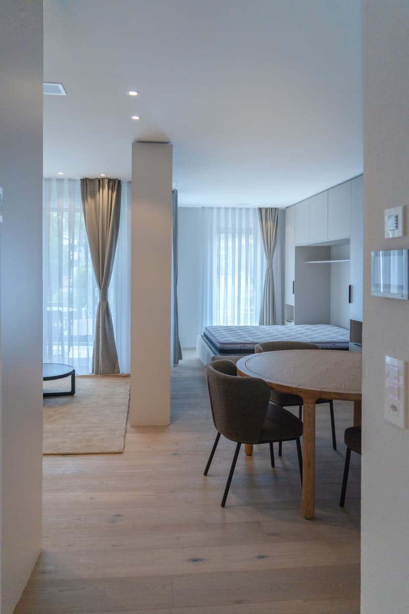 1.5-Zimmer, möbliert, Balkon - direkt am Bahnhof Killwangen (4)