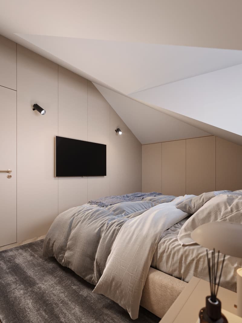 Stylish 2-room attic apartment in Zurich with high-quality furnishings (9)