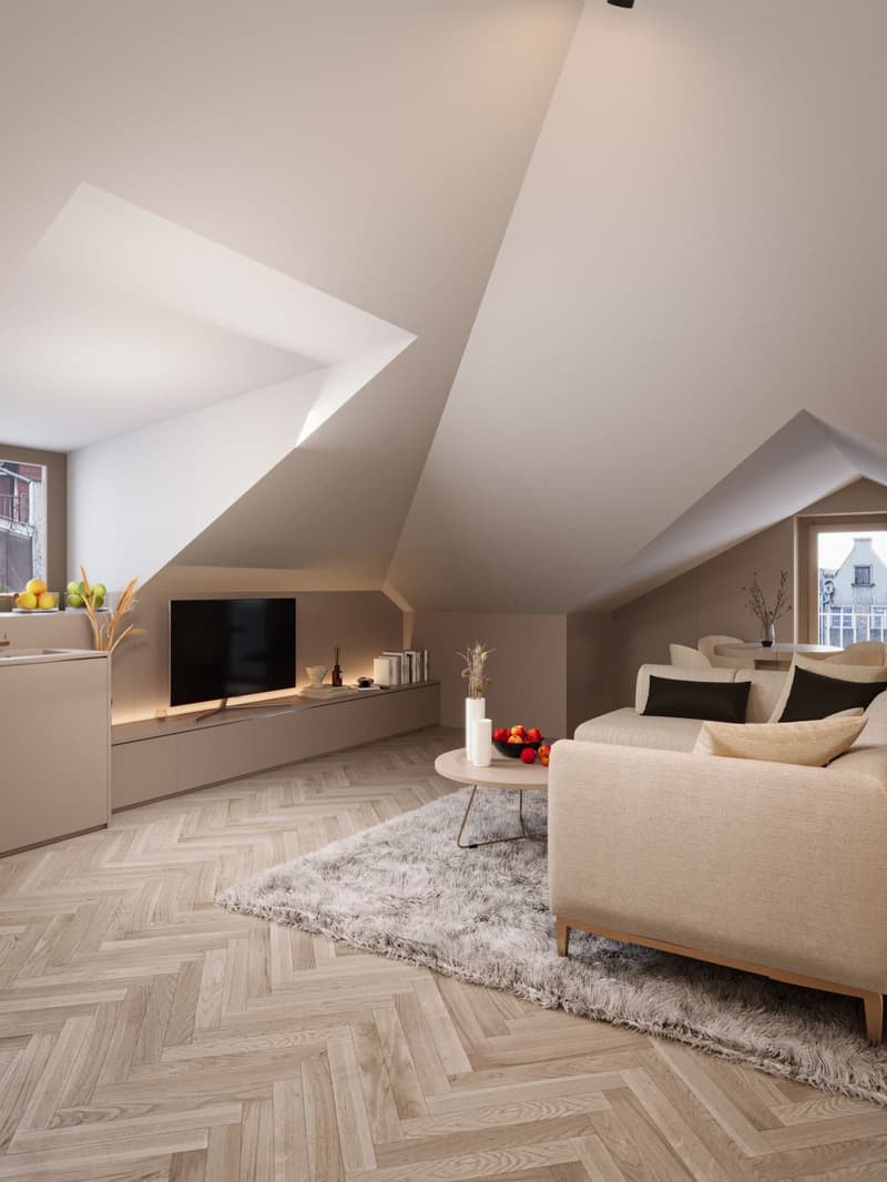 Stylish 2-room attic apartment in Zurich with high-quality furnishings (3)