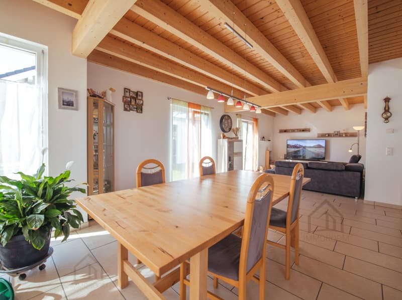 Family idyll in a quiet single-family house quarter (2)