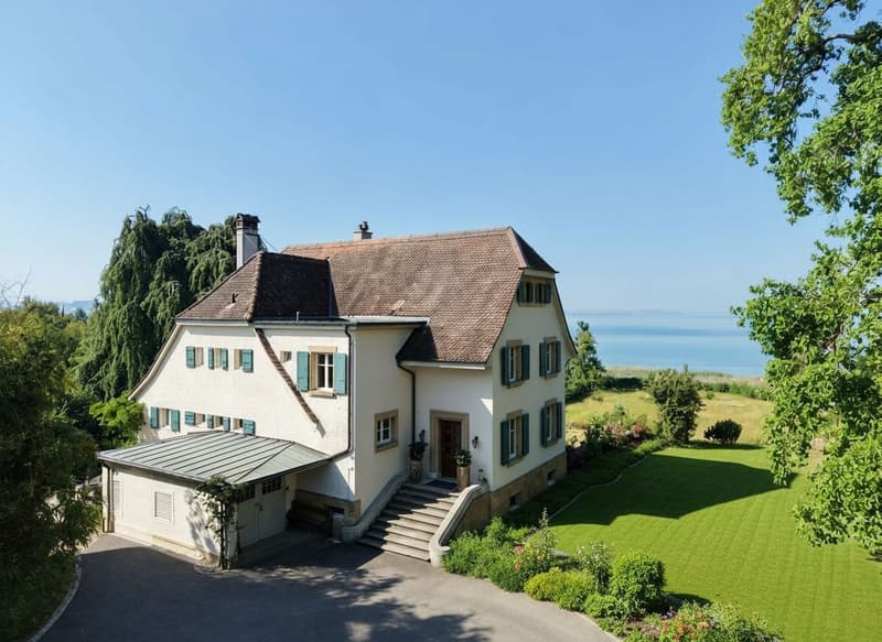 Casa padronale storica, parco alberato e capanno privato per barche sul lago di Neuchâtel (22)