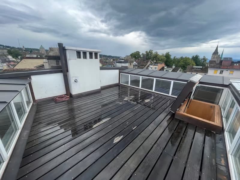 Charmante 1.5-Zimmer-Wohnung mit Dachterrasse im Herzen von Zürich (1)
