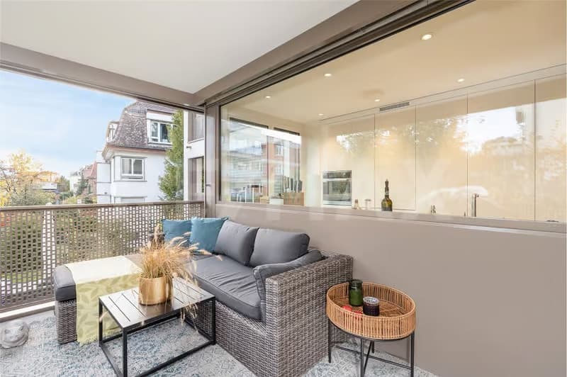 Helle 3.5-Zimmer-Wohnung mit Balkon und Garage in Zürich-Hottingen (7)